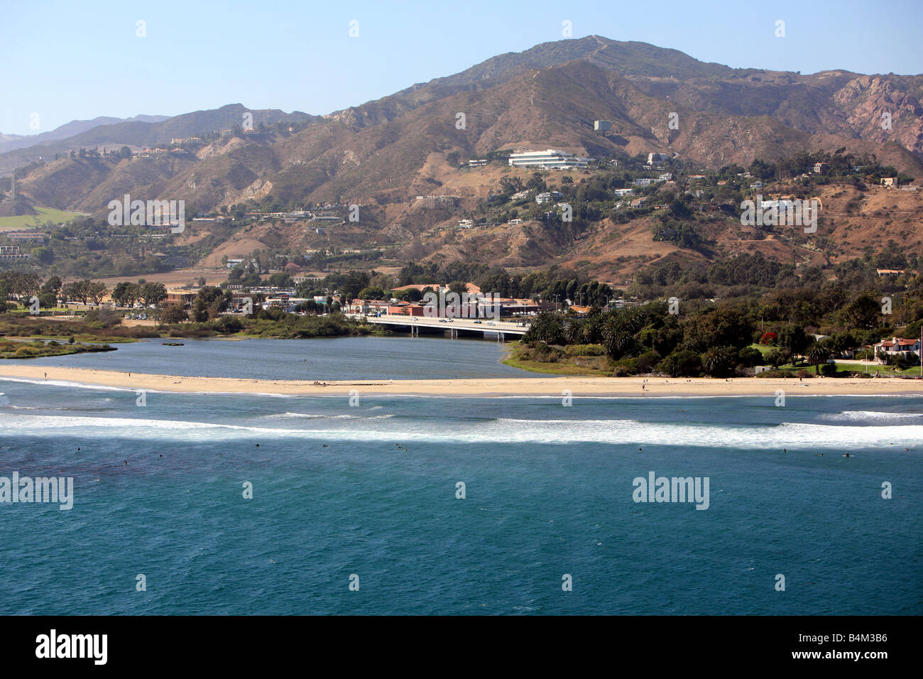 Malibu tidal inlet Stock Photo - Alamy