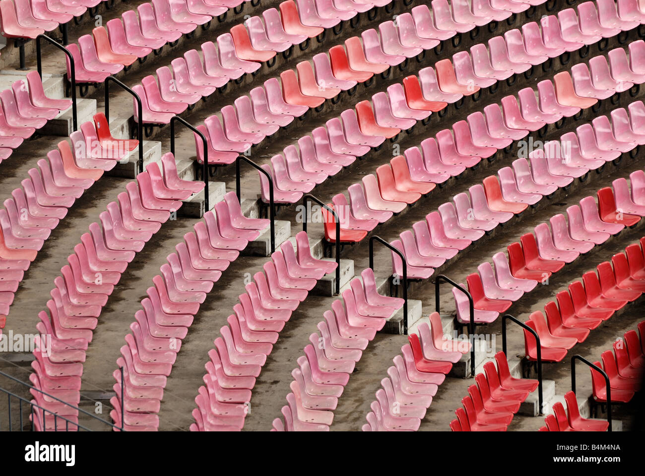 Empty seats in a stadium Stock Photo Alamy