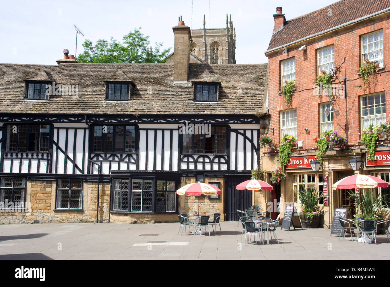 Sherborne town centre dorset england uk gb Stock Photo - Alamy