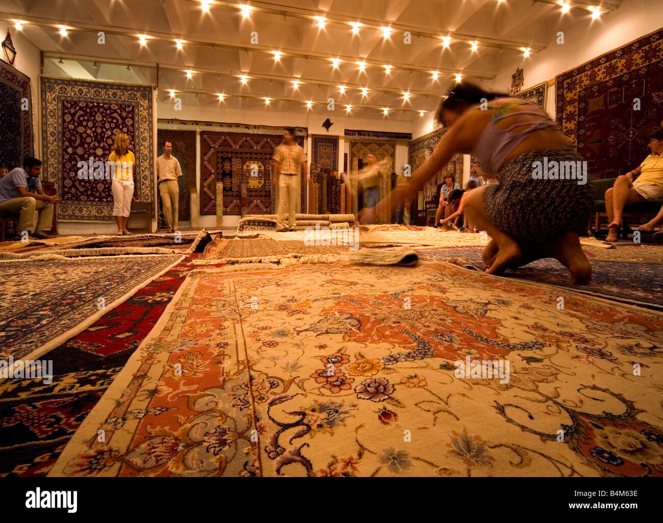 Turkey Carpet Factory Stock Photo 20172834 Alamy
