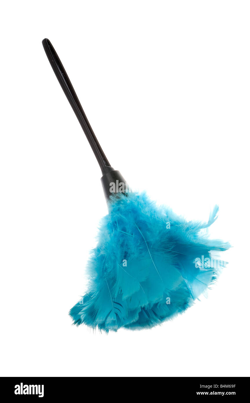 Blue feather duster hires stock photography and images Alamy
