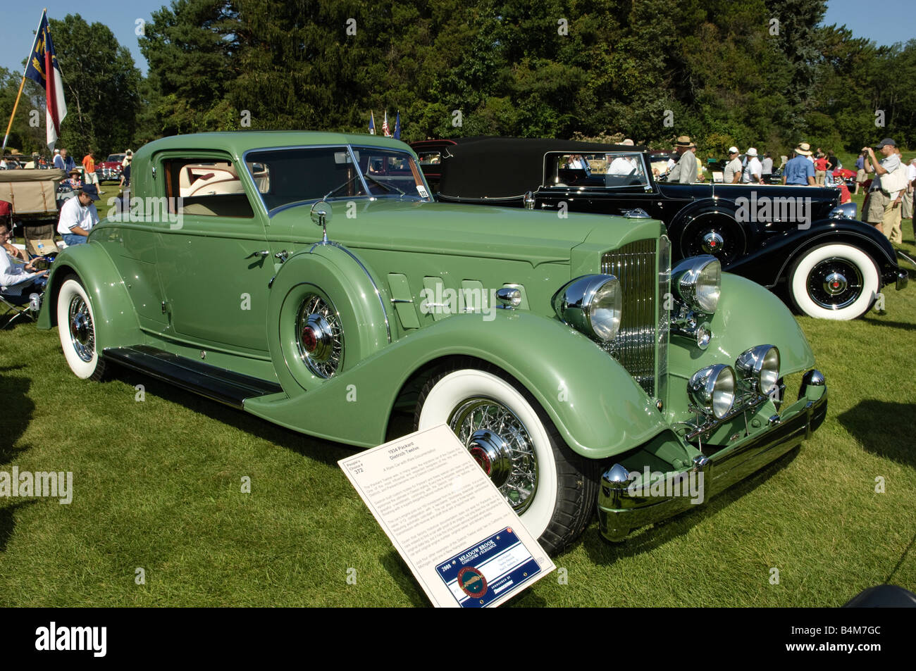 1934 Packard Dietrich Twelve at the 2008 Meadow Brook Concours d'Elegance in Rochester Michigan USA Stock Photo