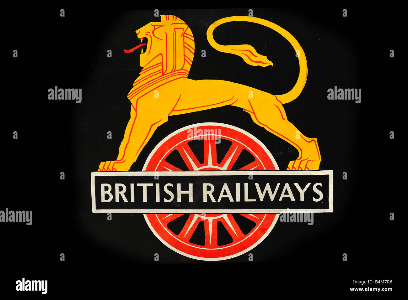 Original British Railways logo Stock Photo Alamy