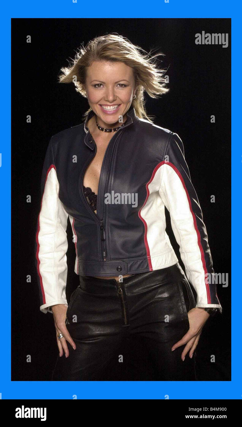 Louise Brady Model and TV Presenter Presenting the Isle of Man TT