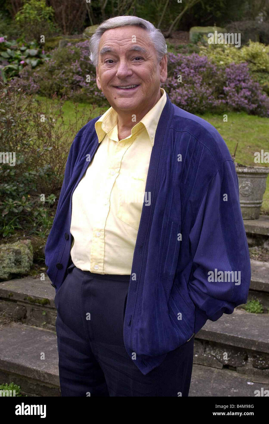 Bob Monkhouse March 2002 Comedian TV Presenter and Writer Stock Photo