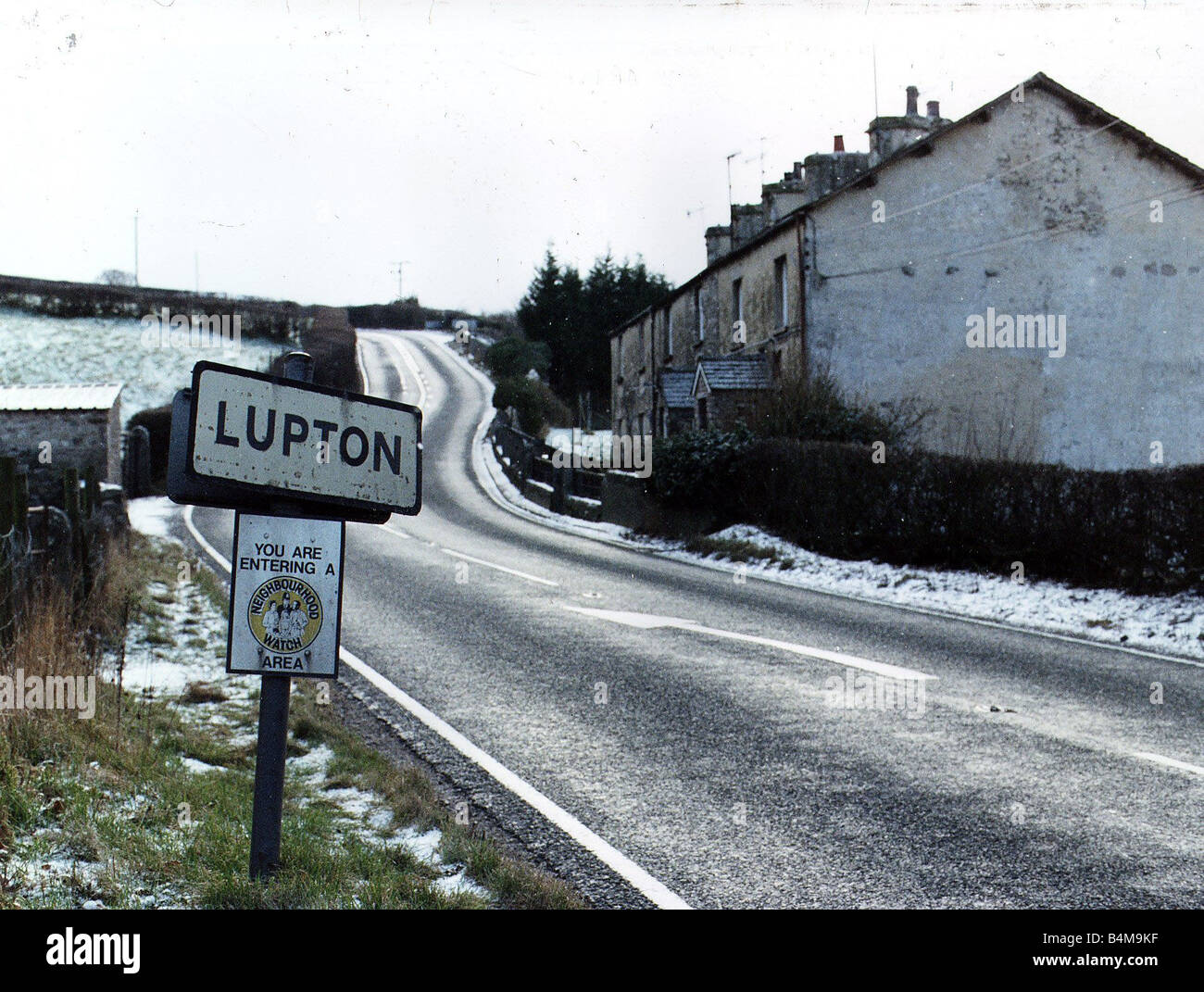Sign for Lupton Cumbria where conman Michael Glen ran hotels calling ...