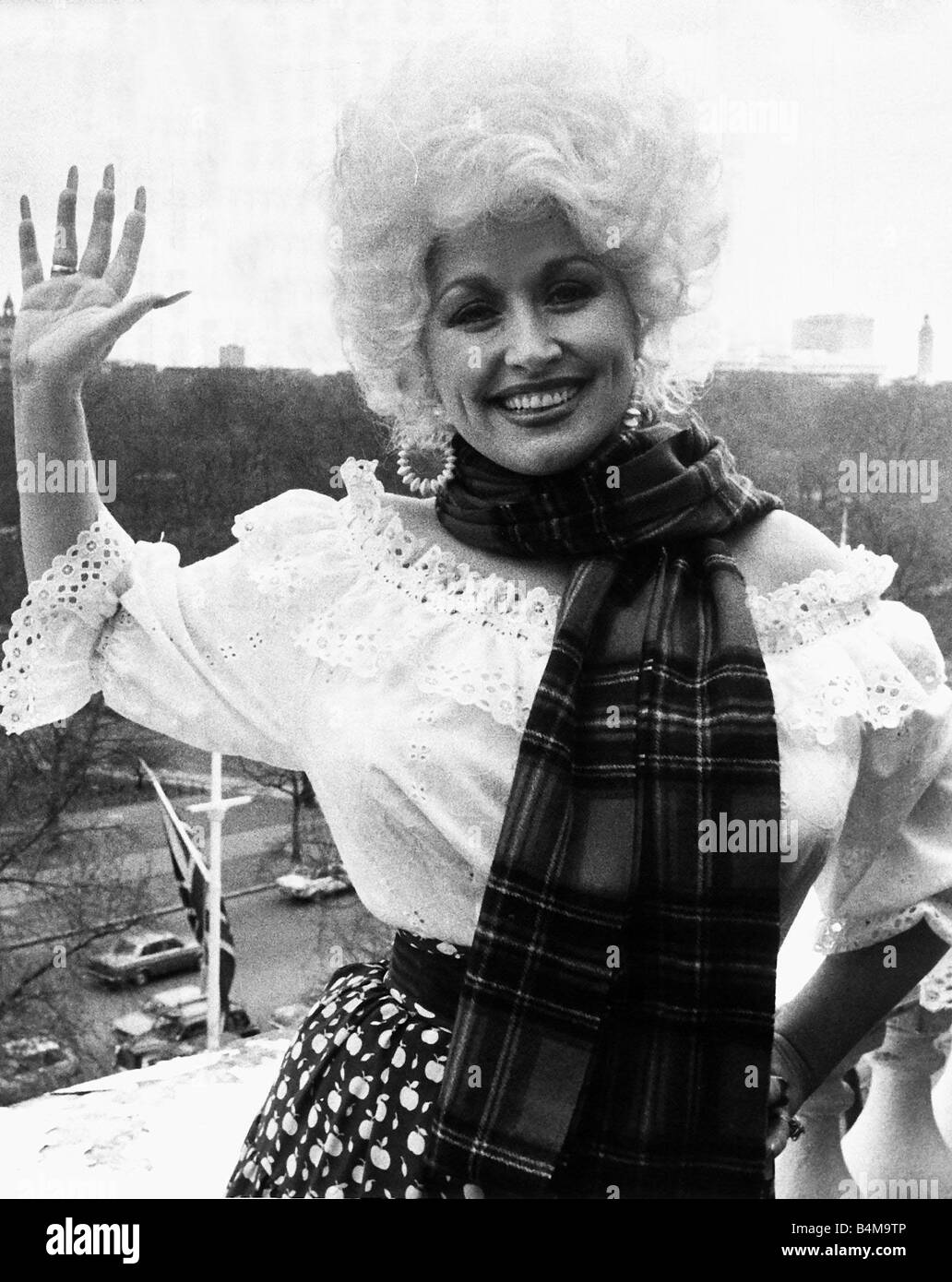 Dolly Parton American country singer and actress 1983 Stock Photo