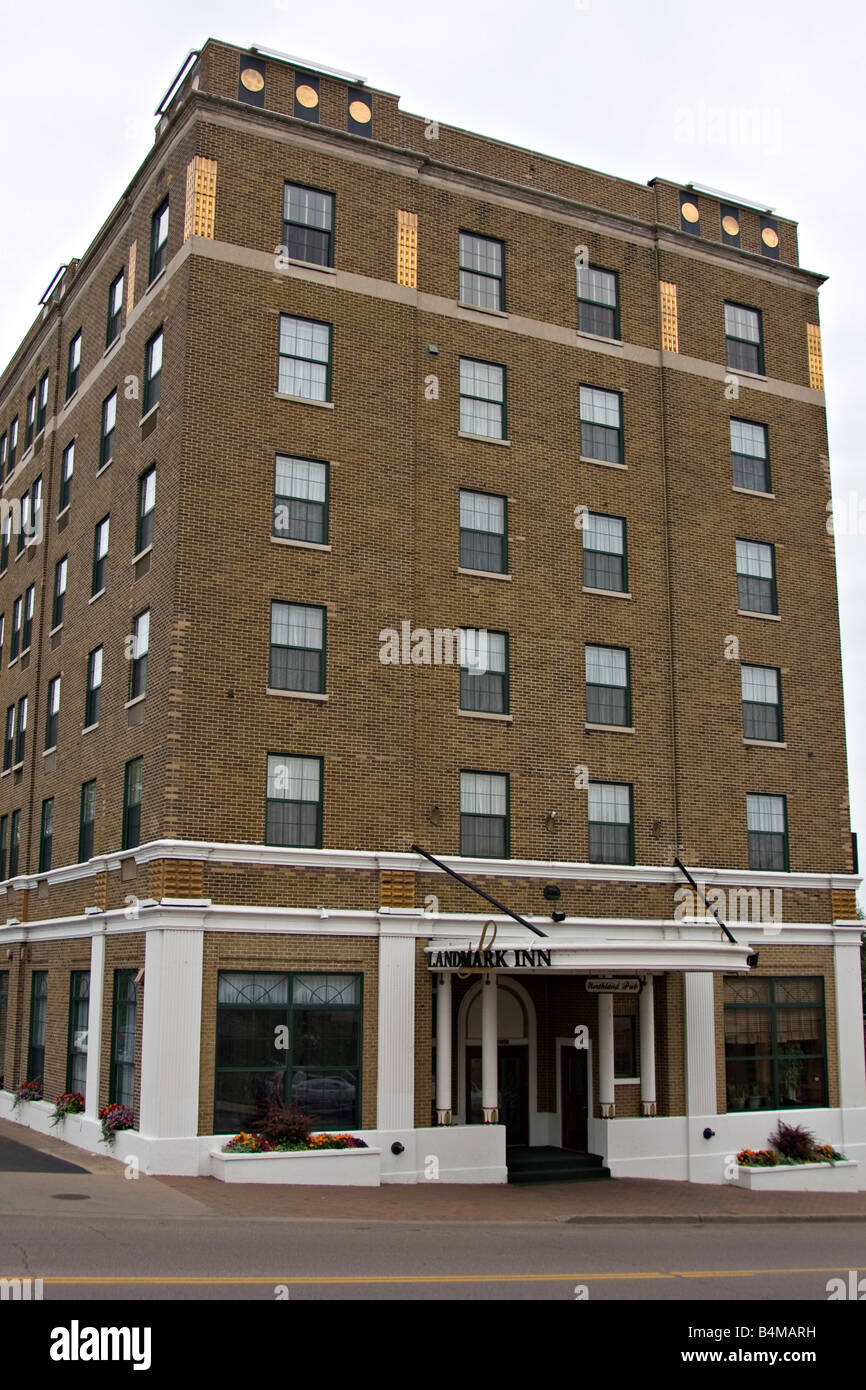 The Landmark Inn in downtown Marquette Michigan Stock Photo Alamy
