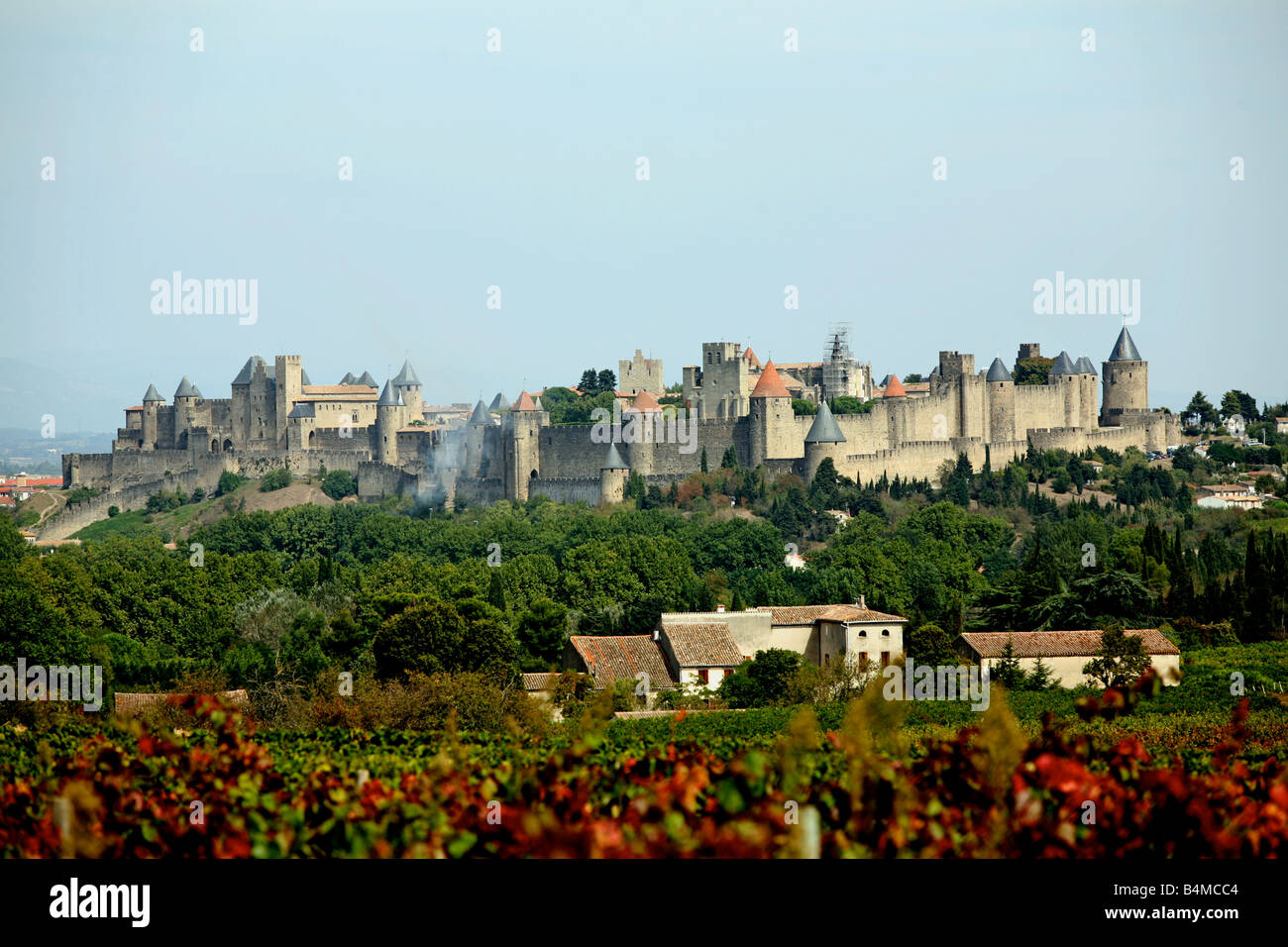 Medieval town of Carcassonne South West france Stock Photo - Alamy