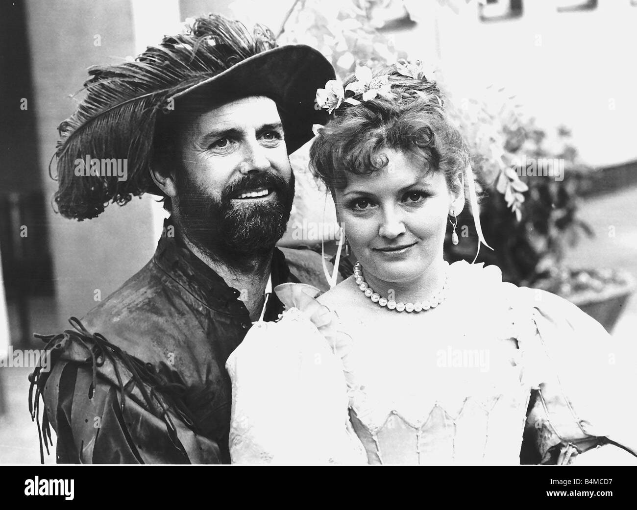 John Cleese Actor With Actress Sarah Badel From BBC Series Taming Of 