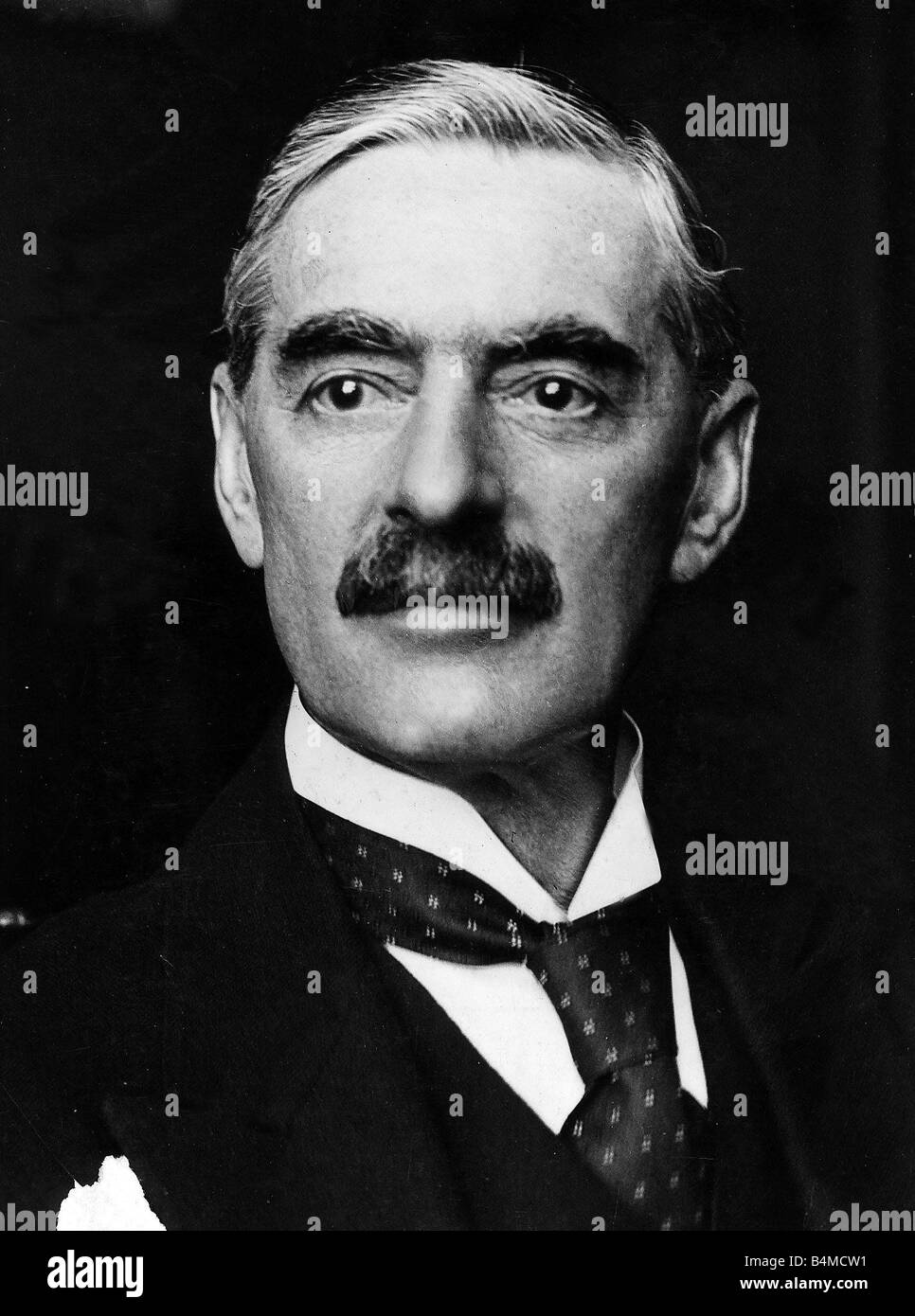 Neville Chamberlain Mp Circa 1938 Stock Photo Alamy