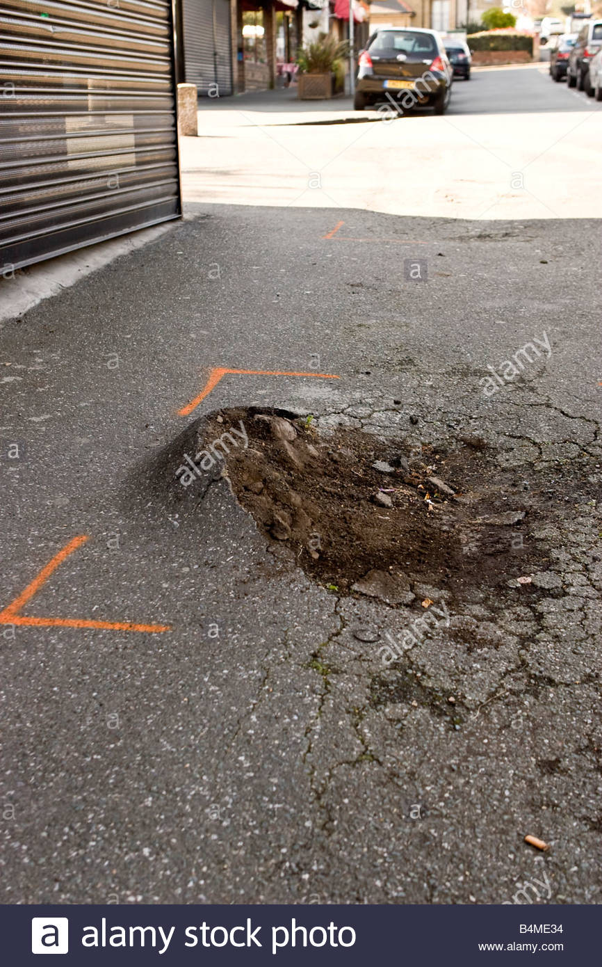 Damaged Pavement High Resolution Stock Photography and Images Alamy