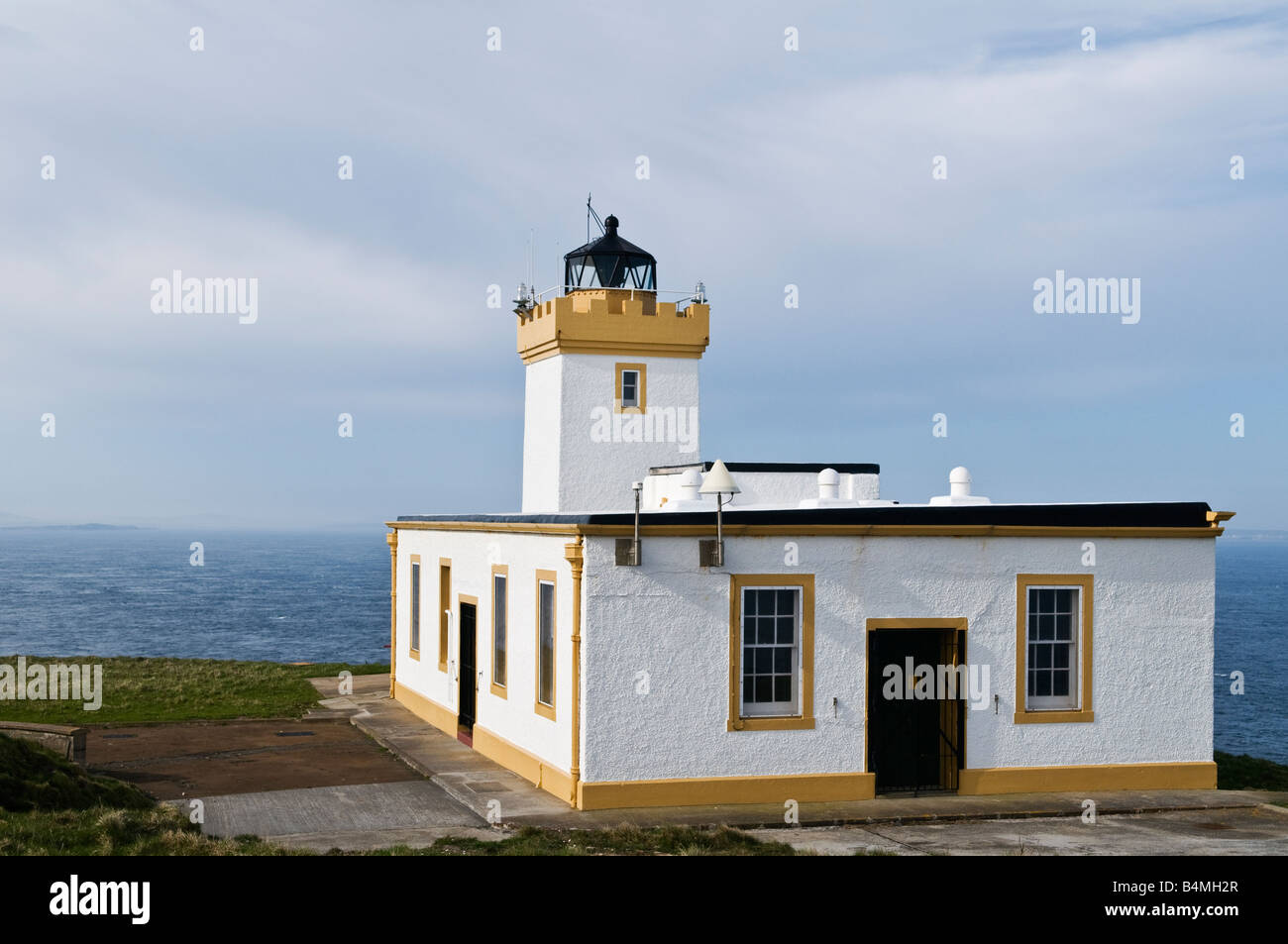 Lighthouse at Duncansby Head, Caithness, Scotland, Stock Photo