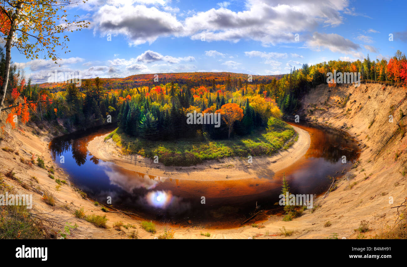 Big East River Arrowhead Provincial Park Ontario Canada Stock Photo