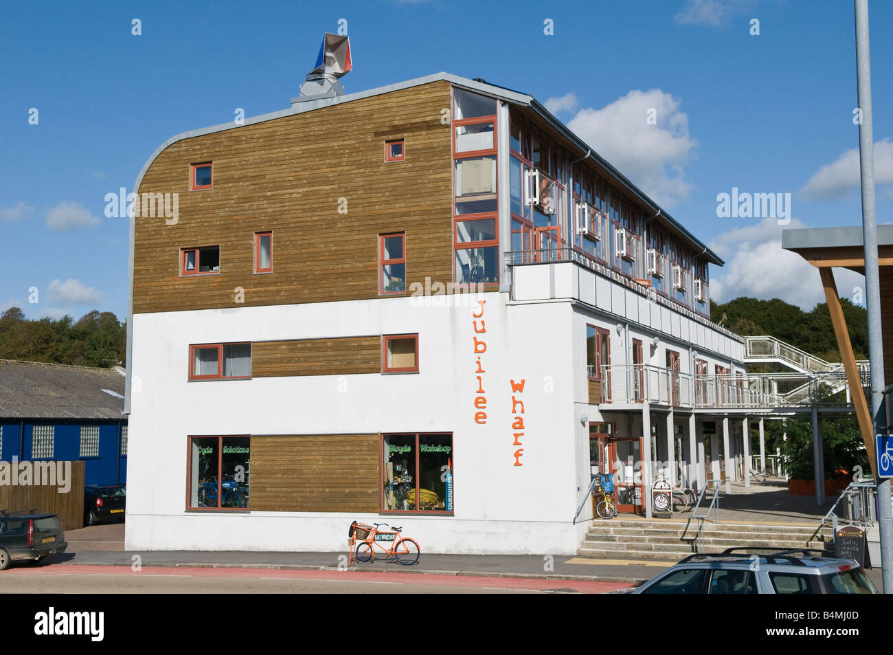 Jubillee Wharf at Penryn, Cornwall, UK Stock Photo