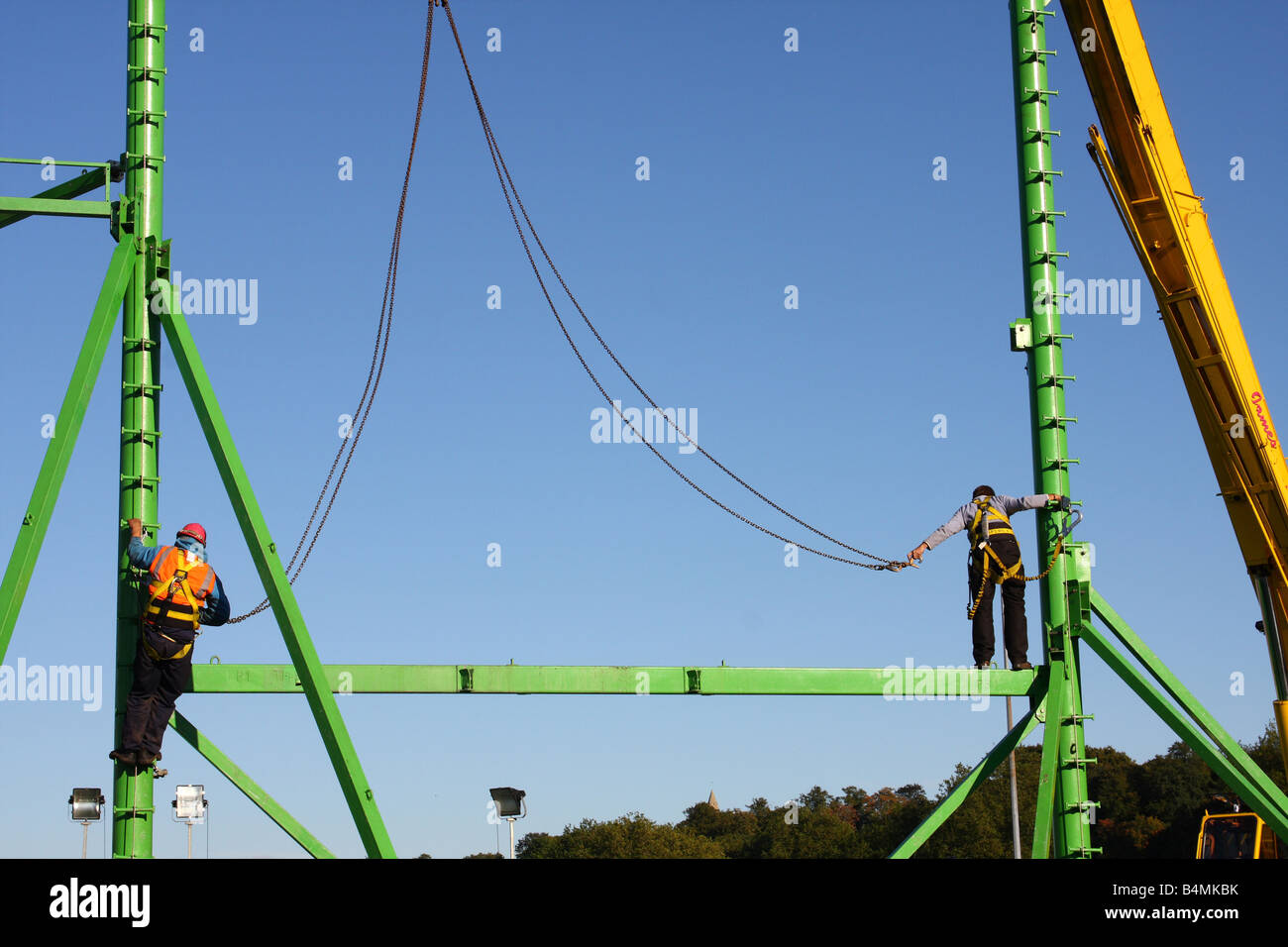 Safety Harness And Workers High Resolution Stock Photography and Images ...