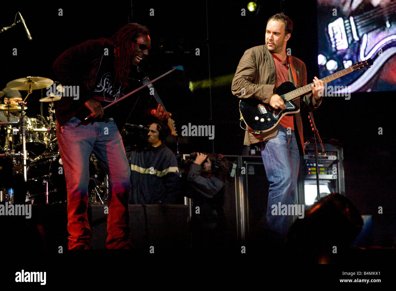 Dave matthews band violinist boyd hires stock photography and images