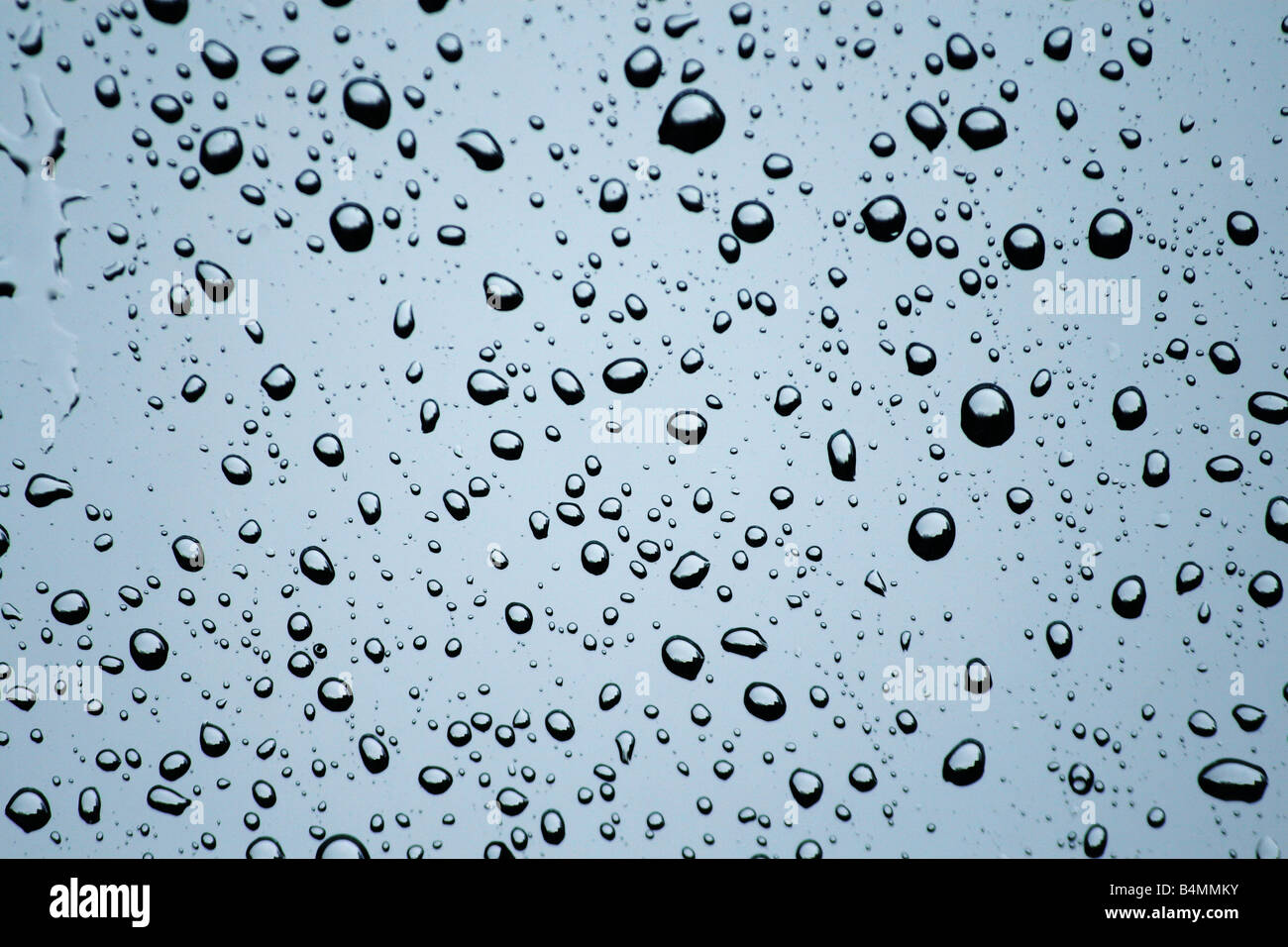 water droplets on glass Stock Photo Alamy