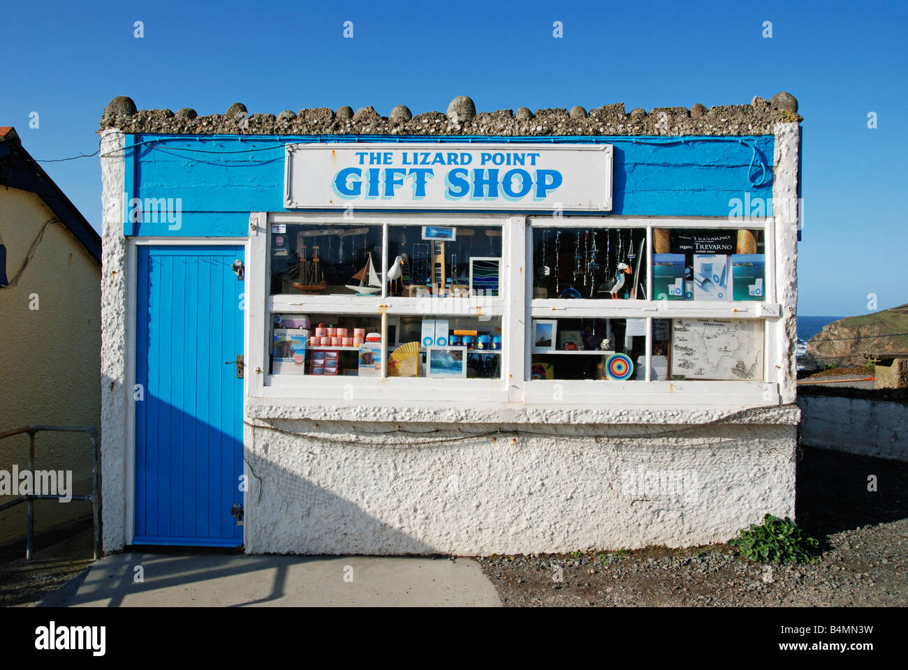 a little gift shop on lizard point, cornwall, uk Stock Photo