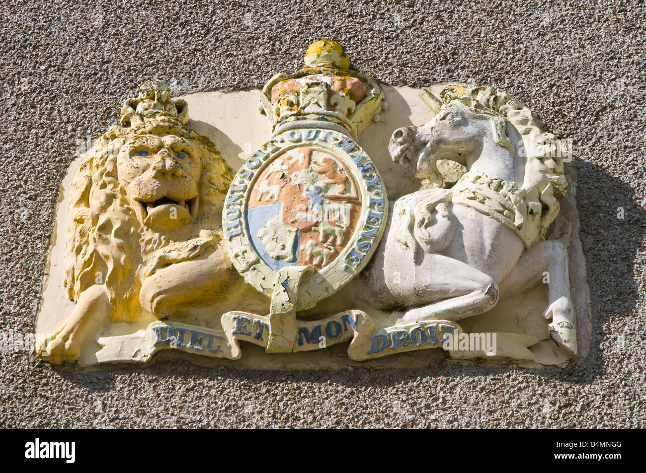 Dieu et mon droit plaque hi-res stock photography and images - Alamy