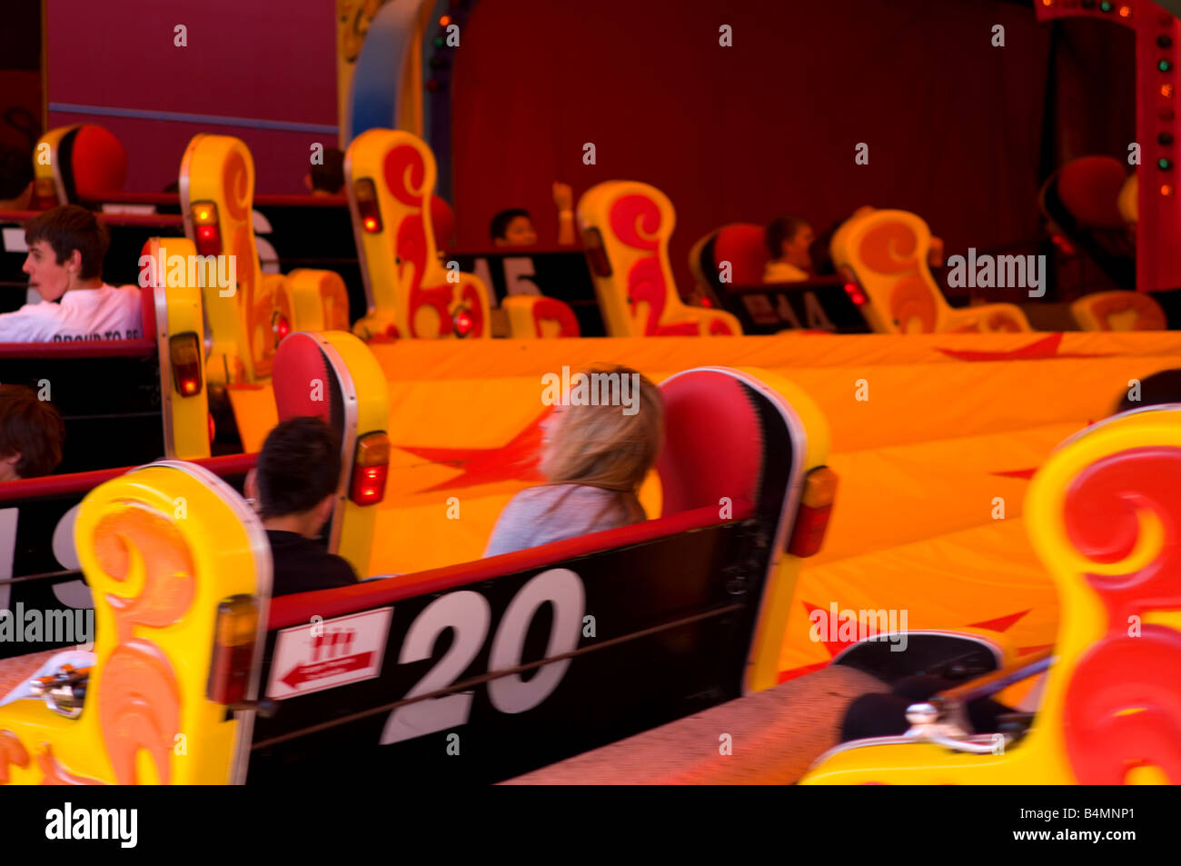 Rollercoaster at Luna Park Stock Photo Alamy