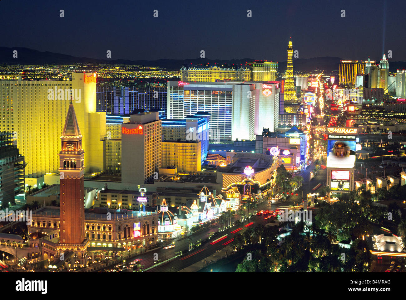 The Strip Las Vegas Nevada Stock Photo