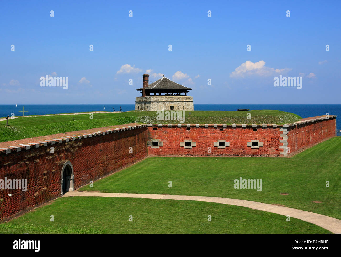 Old Fort Niagara fortification Stock Photo Alamy