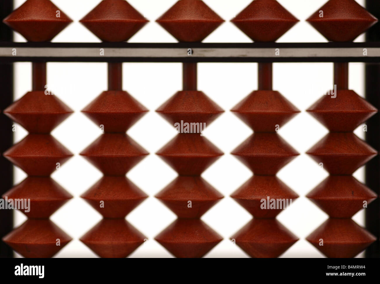 Closeup of a Japanese abacus (soroban Stock Photo Alamy