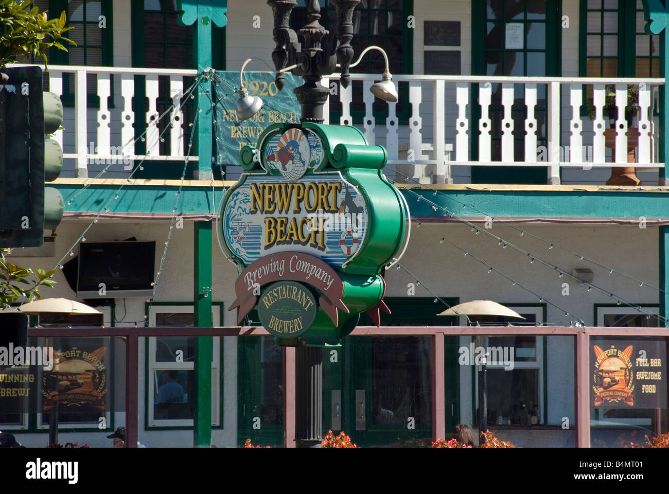 Newport Beach Brewing Company NBBrewCo Balboa Peninsula California usa Stock Photo
