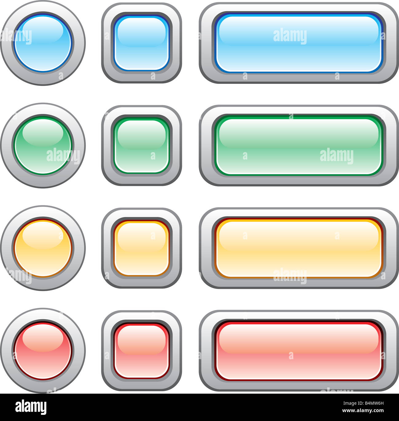 Liquid glass 3d buttons hi-res stock photography and images - Alamy