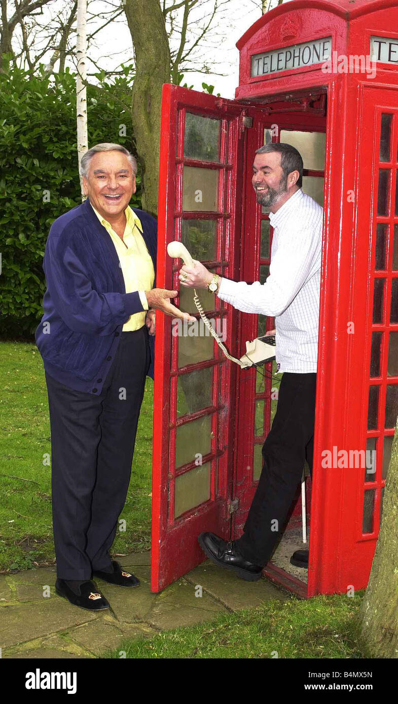Bob Monkhouse Comedian TV Presenter and Writer March 2002 with Sunday