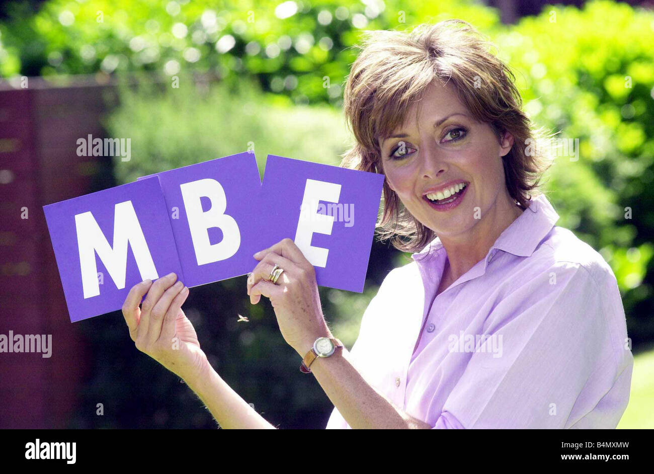 Carol Vorderman June 2000 TV Presenter awarded MBE in Birthday Honours ...