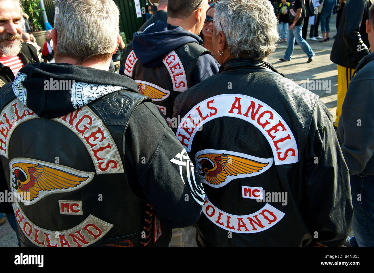 Netherlands Amsterdam Angels Place Hells Angels clubhouse Stock Photo ...