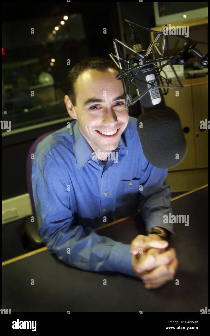 Aled Haydn Jones December 2002 Disc Jockey DJ who works on Radio One