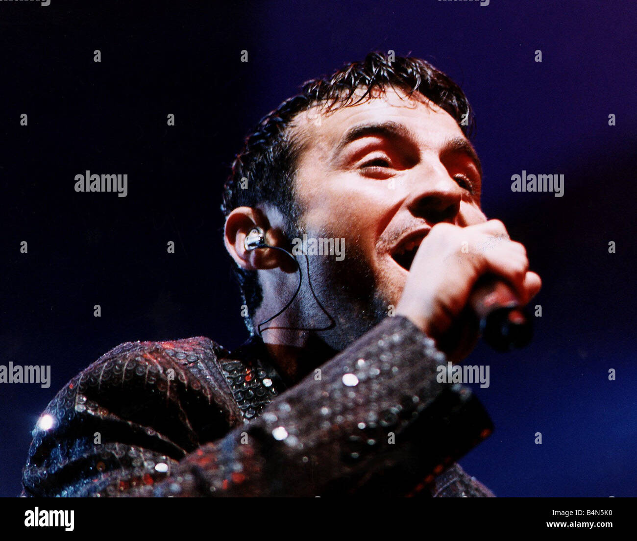 Marti Pellow Wet Wet Wet lead singer on stage Glasgow SECC The Wets 