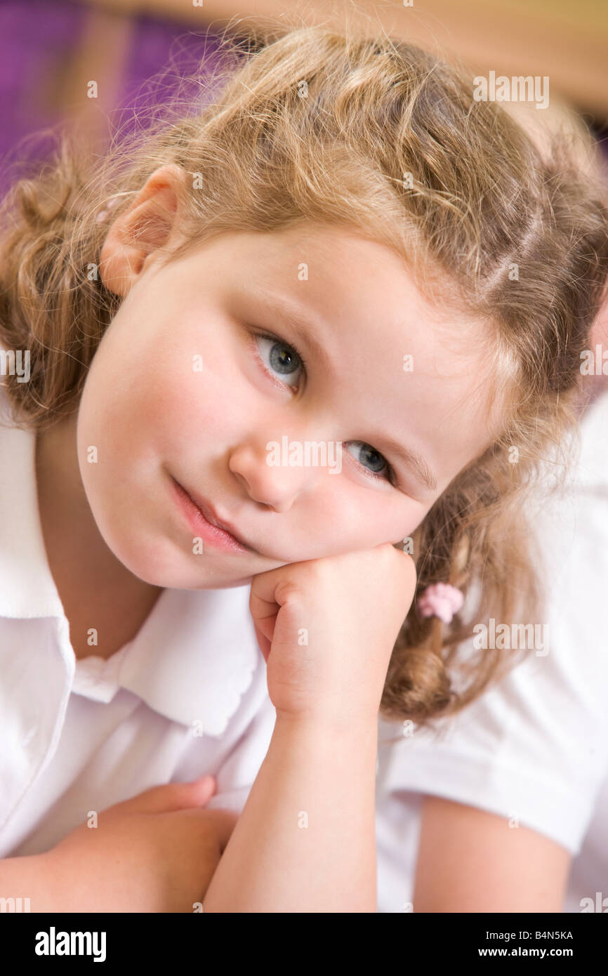 Primary school uniform bored hi-res stock photography and images - Alamy