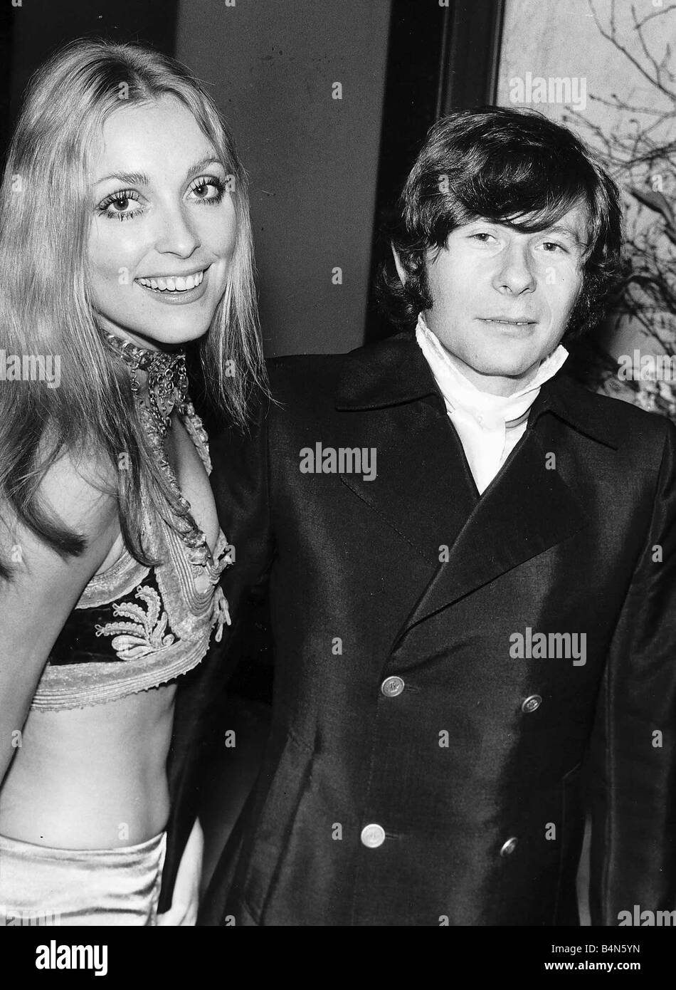 Sharon Tate and Roman Polanski January 1969 Stock Photo