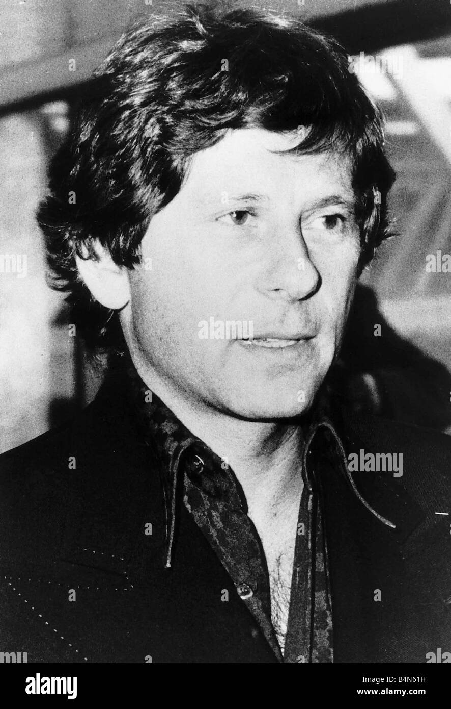 Roman Polanski Polish film director September 1977 Stock Photo