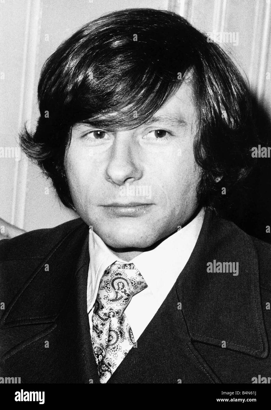Roman Polanski Polish film director January 1972 Stock Photo
