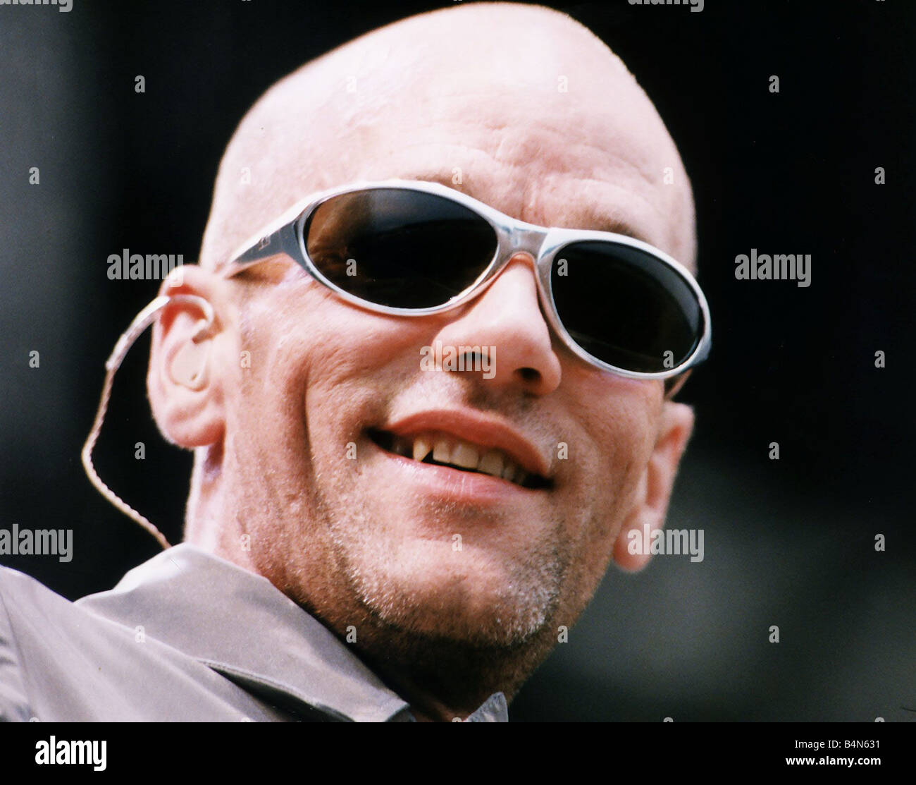 Michael Stipe lead singer pop group REM 1995 Stock Photo Alamy