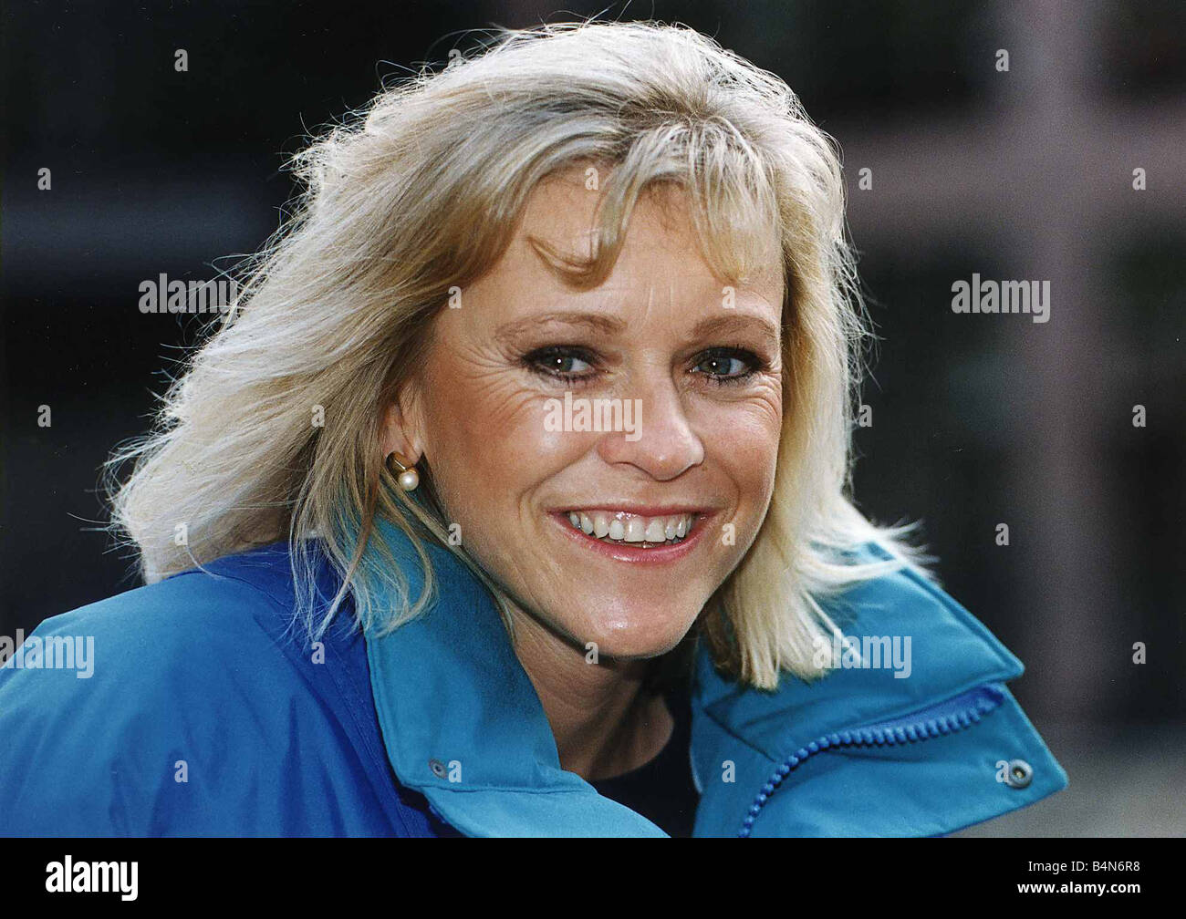 Sue Barker Ex Tennis player now TV Presenter Dbase Stock Photo - Alamy