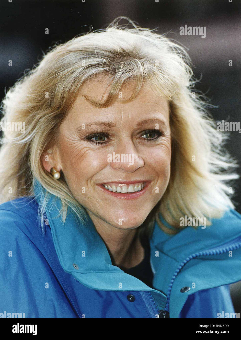 Sue Barker Ex Tennis player now TV Presenter Dbase Stock Photo - Alamy