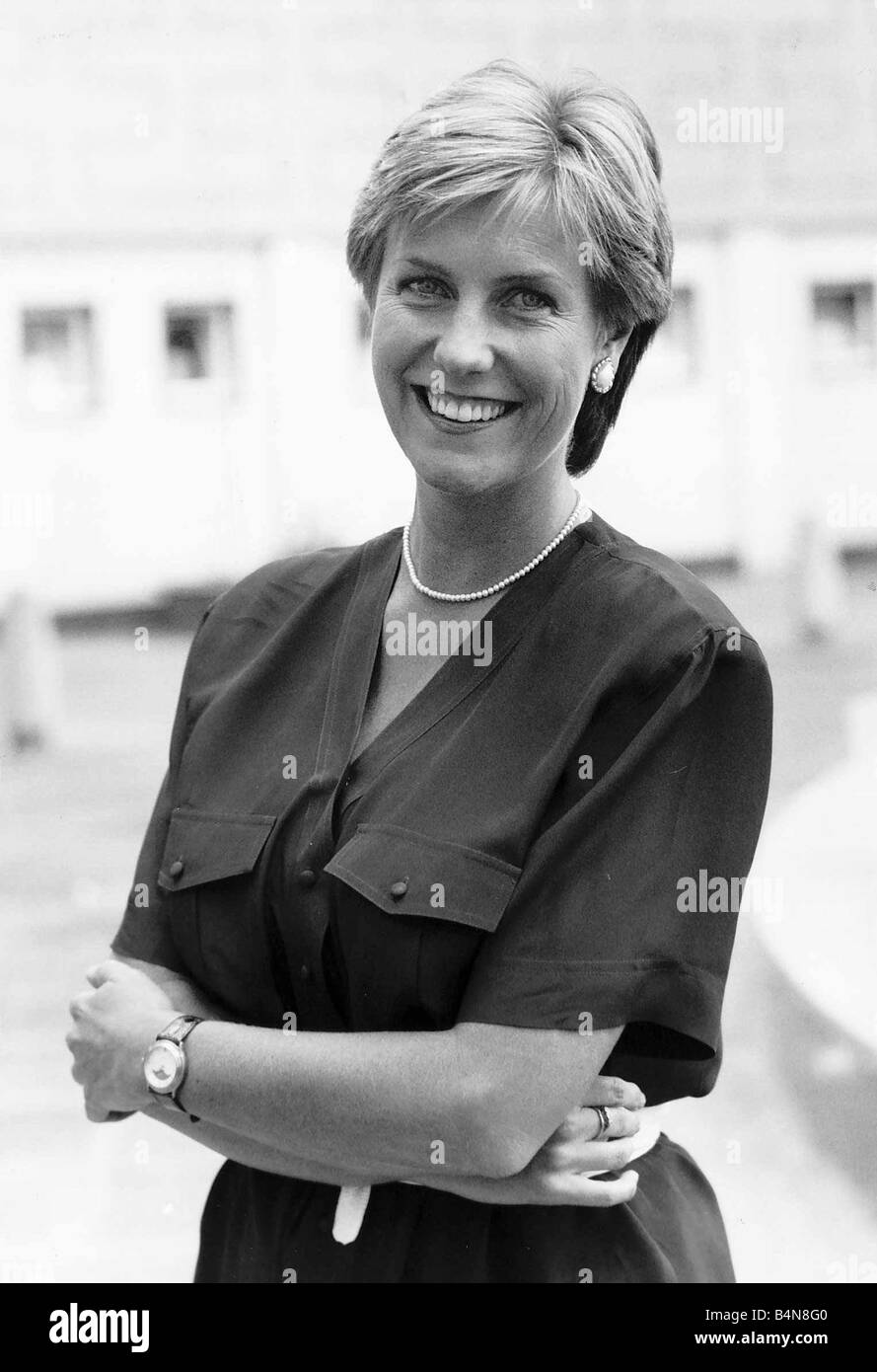 Jill Dando Tv Presenter Stock Photo