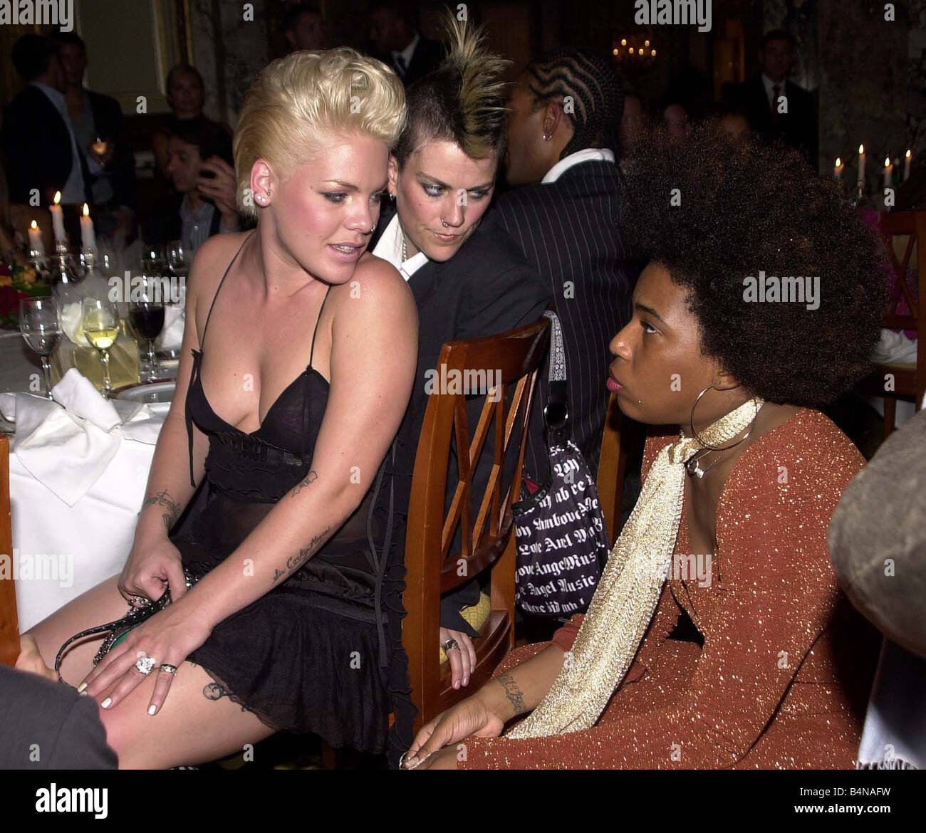American Singers Pink and Macey Gray partying in Monte Carlo at the