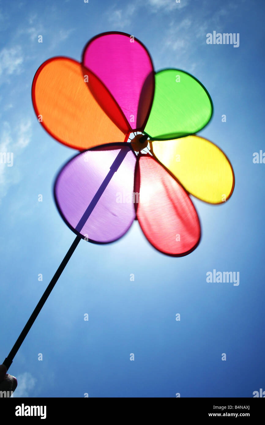 Pinwheel in the sky Stock Photo