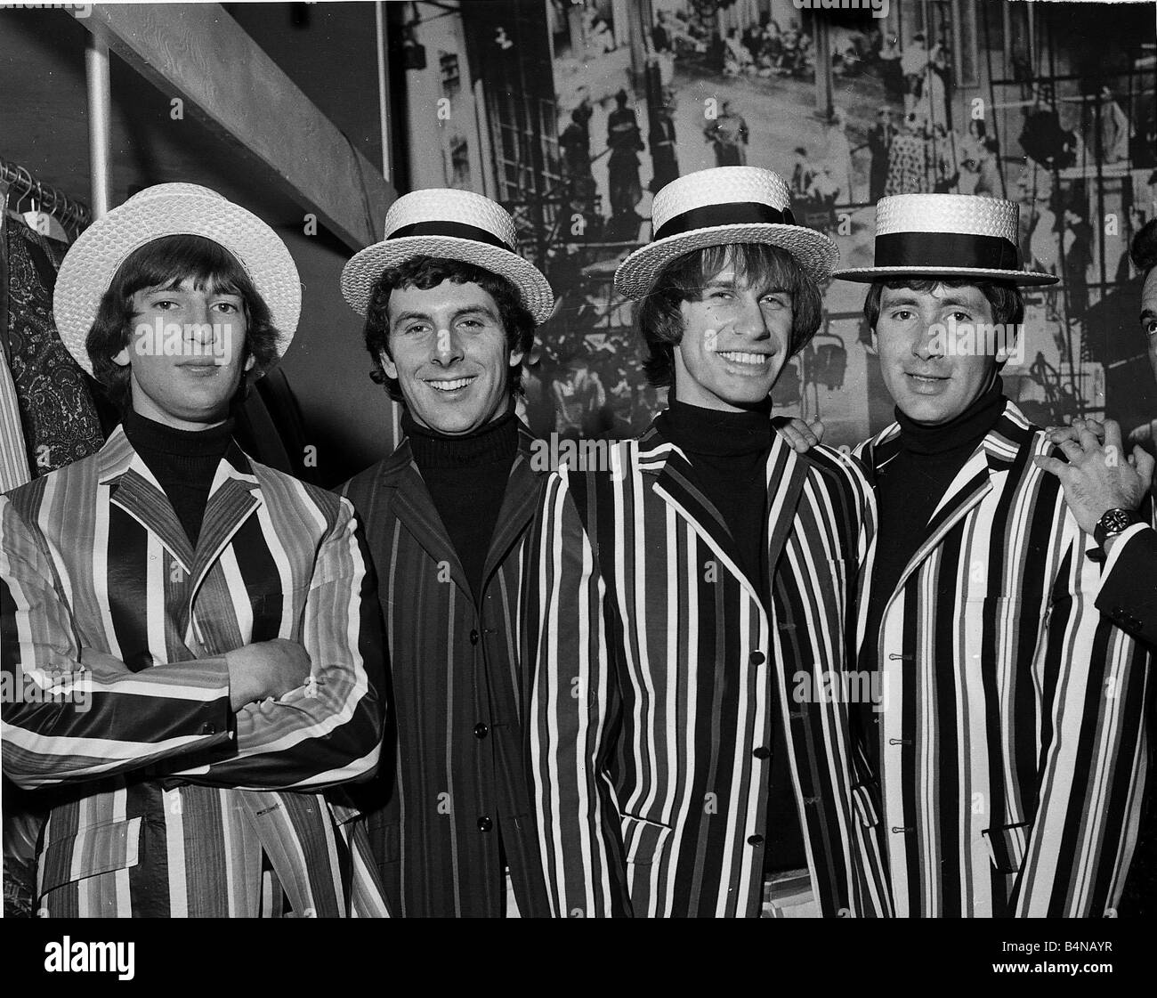 British Sixties pop group The Troggs 1966 Stock Photo