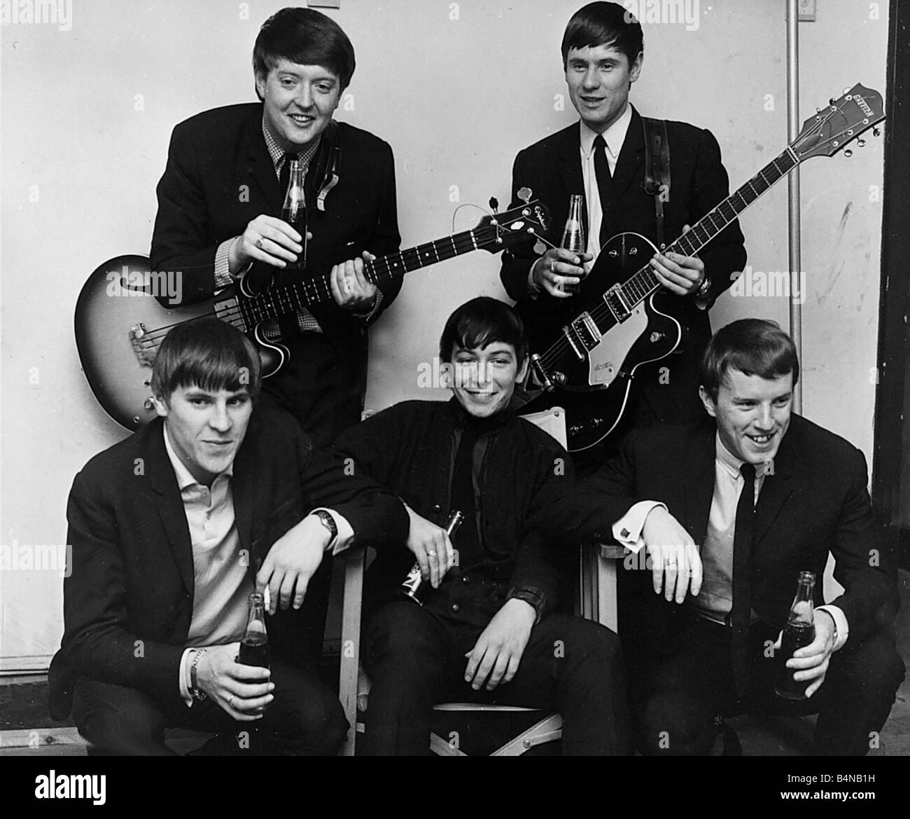 The Animals Sixties British pop group 1964 Stock Photo - Alamy