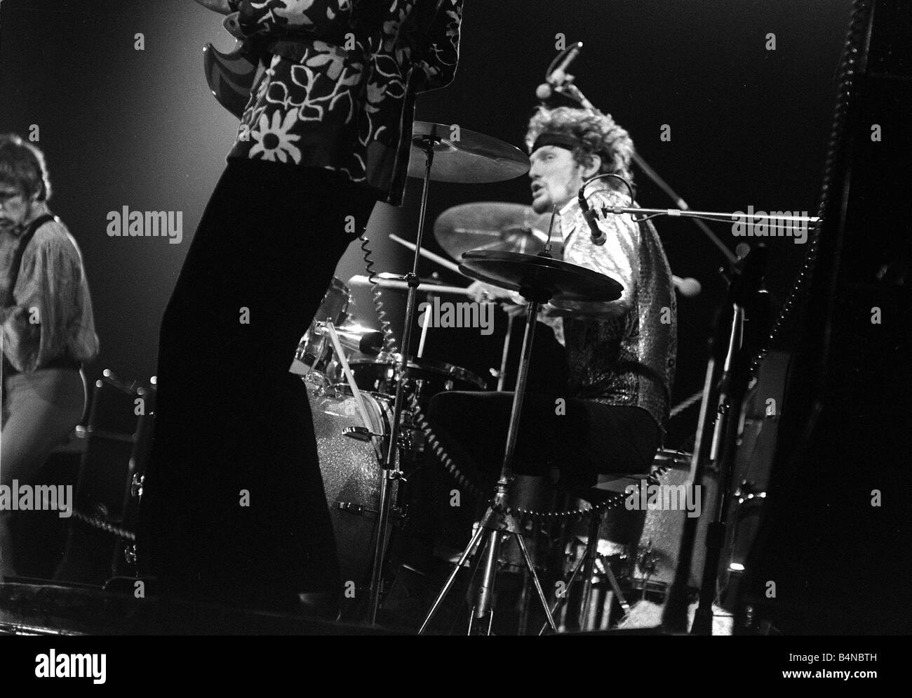 Progresive rock group Cream April 1967 Ginger Baker on stage at Wembley