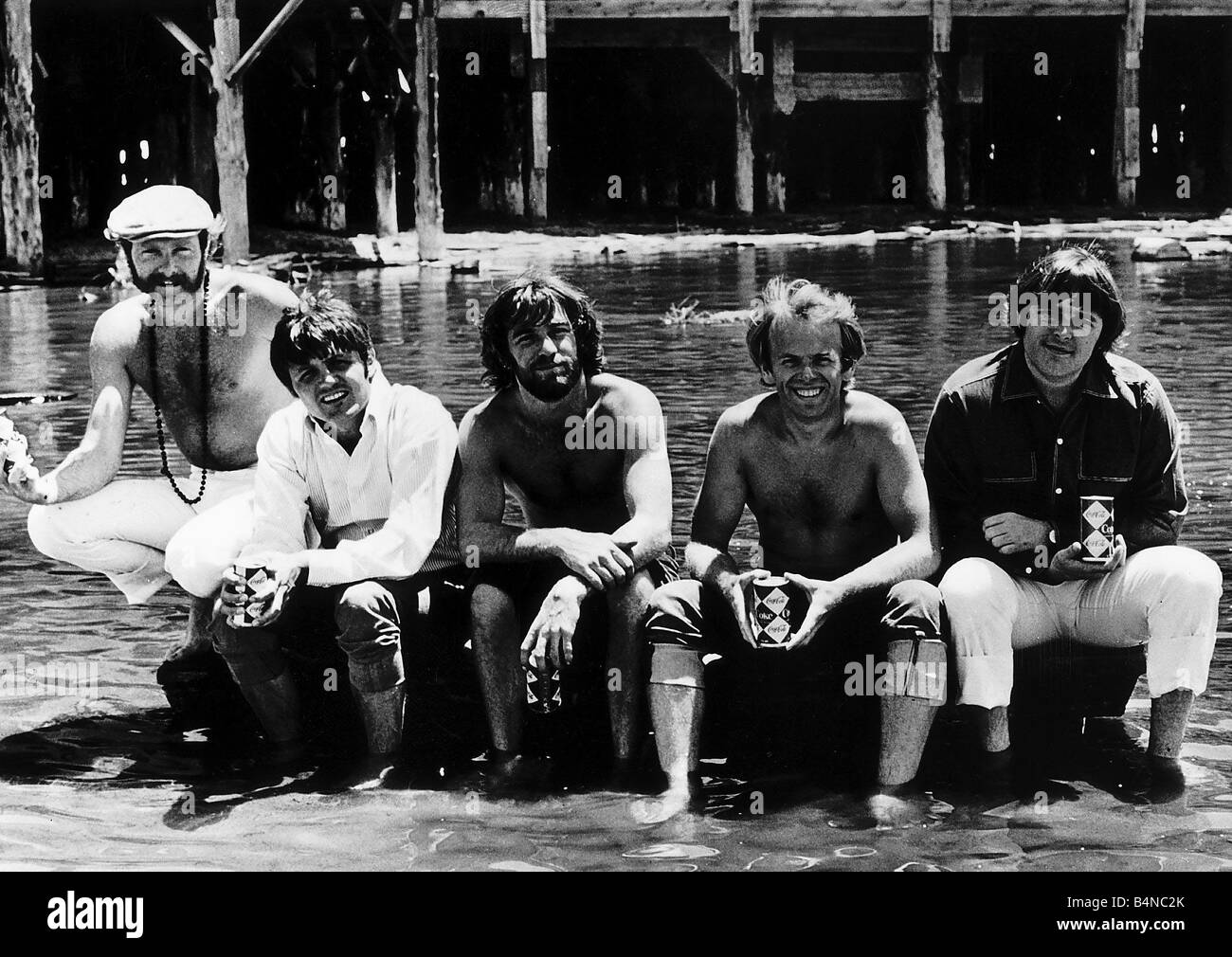 The Beach Boys American pop group circa 1975 Local Caption retromusic Stock Photo