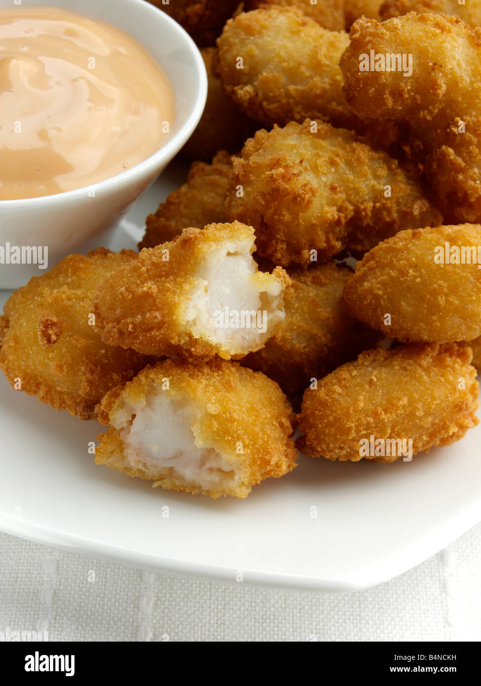 Deep Fried Breaded Scampi High Resolution Stock Photography and Images